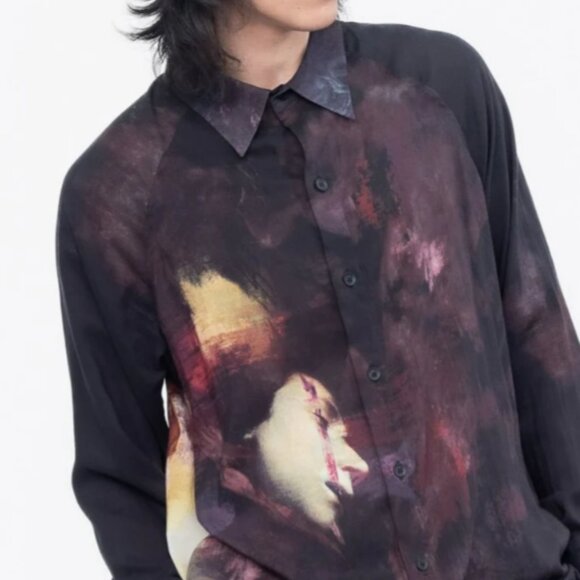 BNWT SS24 YOHJI YAMAMOTO POUR HOMME MARTYRDOM SHIRT 2 - Picture 10 of 11